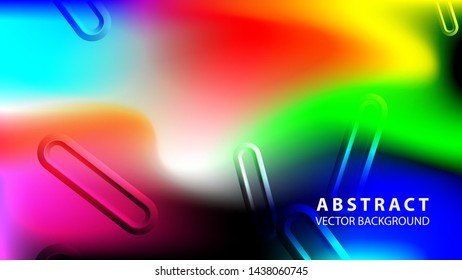 Abstract colorful wave background with gradient color- vector