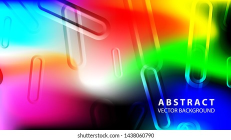 Abstract colorful wave background with gradient color- vector
