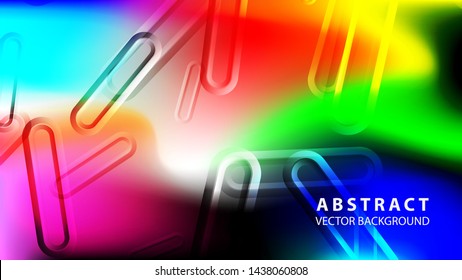 Abstract colorful wave background with gradient color- vector