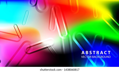 Abstract colorful wave background with gradient color- vector