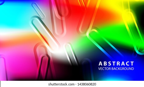 Abstract colorful wave background with gradient color- vector
