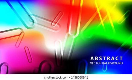 Abstract colorful wave background with gradient color- vector