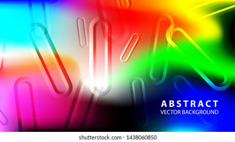 Abstract colorful wave background with gradient color- vector