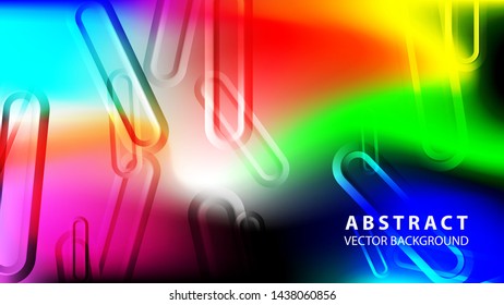 Abstract colorful wave background with gradient color- vector