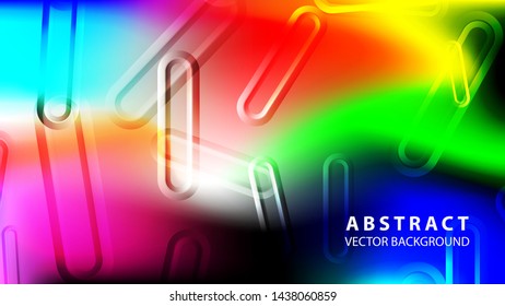 Abstract colorful wave background with gradient color- vector
