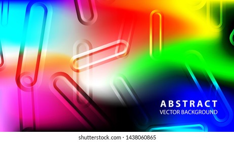 Abstract colorful wave background with gradient color- vector