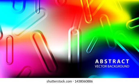 Abstract colorful wave background with gradient color- vector