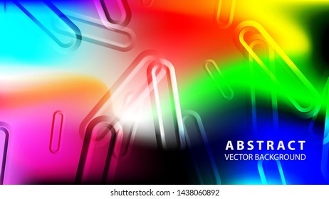 Abstract colorful wave background with gradient color- vector