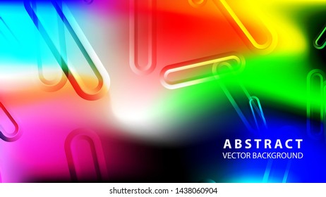 Abstract colorful wave background with gradient color- vector
