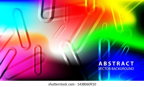 Abstract colorful wave background with gradient color- vector