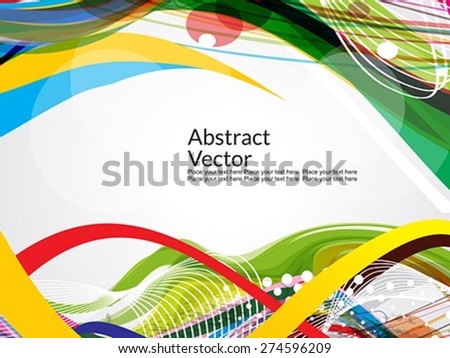 abstract colorful wave background illustration  Stock photo © 
