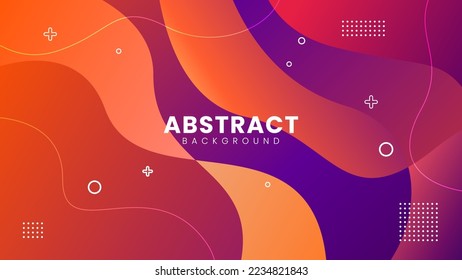 Abstract colorful wave background. Abstract liquid background, suitable for banner, poster, flyer, landing page or presentation background.