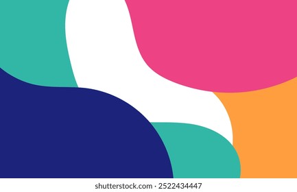 Abstract Colorful Wave Background - Template