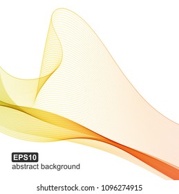 Abstract colorful wave background. Vector illustration. 