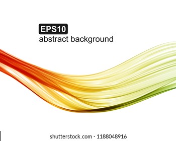 Abstract colorful wave background. Vector design for banners, presentations, flyers, invitations.