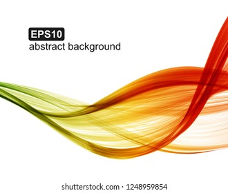 Abstract colorful wave background. Vector design for banners, presentations, flyers, invitations.