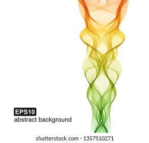 Abstract colorful wave background. Vector illustration.