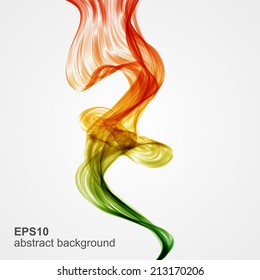 Abstract colorful wave background. Vector illustration.