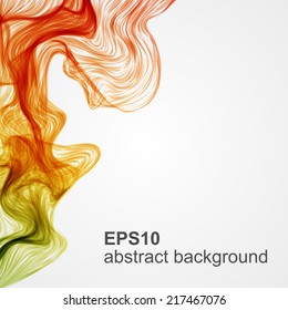 Abstract colorful wave background. Vector illustration.