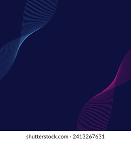 Abstract colorful wave background vector design 