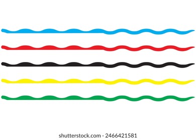 abstract colorful wave background Vector graphics.