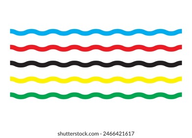 abstract colorful wave background Vector graphics.