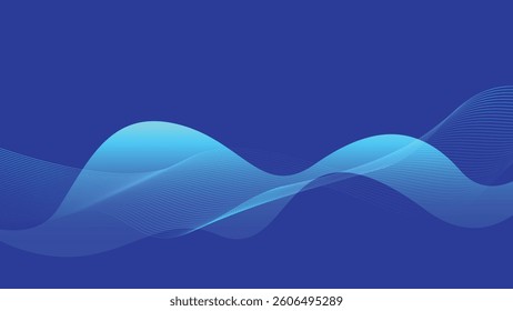 Abstract colorful wave background vector