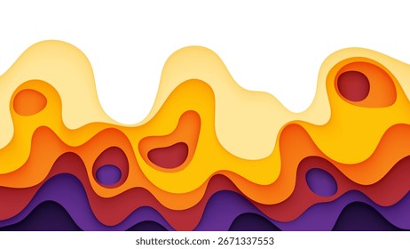 Abstract colorful wave background vector design with vibrant curves and modern texture illustration