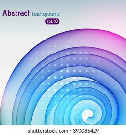 abstract colorful wave background vector illustration