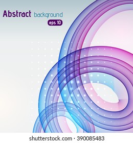 Abstract colorful wave background. Vector illustration