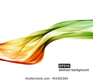 Abstract colorful wave background. Vector illustration. 