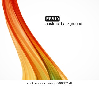 Abstract colorful wave background. Vector illustration