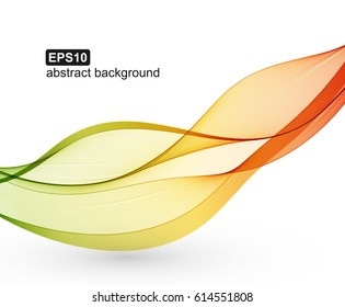 Abstract colorful wave background. Vector illustration
