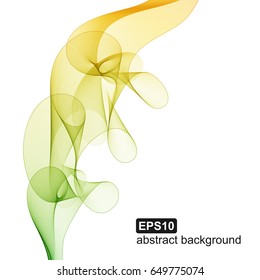 Abstract colorful wave background. Vector illustration. 