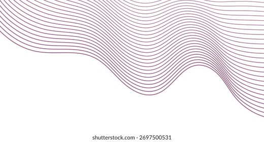 Elemento de onda colorida abstrato para design. Equalizador de faixa de frequência digital. Design moderno e criativo na moda em ilustração vetorial