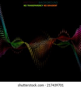 Abstract colorful wave form background. Futuristic concept.