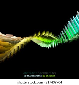Abstract colorful wave form background. Futuristic concept.