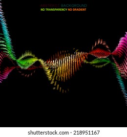 Abstract colorful wave form background. Futuristic concept.