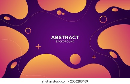 Abstract colorful wave geometric background. Modern background design. Liquid color. Fluid shapes composition. Fit for presentation design. website, basis for banners, wallpapers, brochure, posters