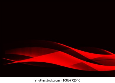 Abstract colorful wave glowing background with neon lines and lights. eps10 vector.