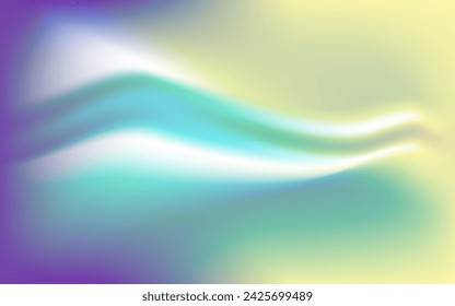 Abstract colorful wave with gradient. The illusion of dynamic space with wave energy
