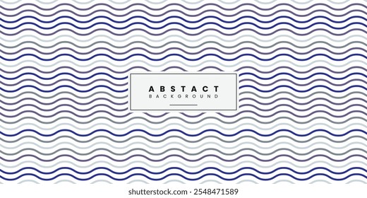 Abstract colorful wave lines background design vector