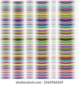 Abstract Colorful Wave Pattern Design