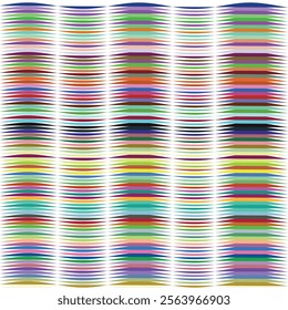Abstract Colorful Wave Pattern Design