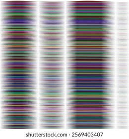 Abstract Colorful Wave Pattern: Geometric Design with Vibrant Hues