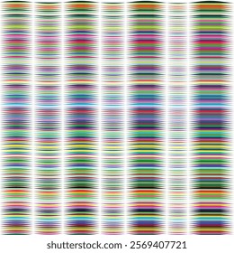 Abstract Colorful Wave Pattern, Geometric Design, Vibrant Hues, Seamless Repeat, Retro Style