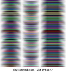 Abstract Colorful Wave Pattern, Multicolored Curved Lines Background