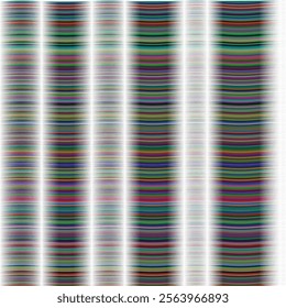 Abstract Colorful Wave Pattern, Multicolored Curved Lines Background