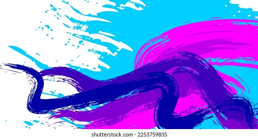 abstract colorful wave pattern, on white background	