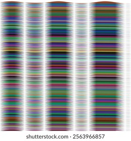 Abstract Colorful Wave Pattern: Vibrant Hues and Dynamic Curves